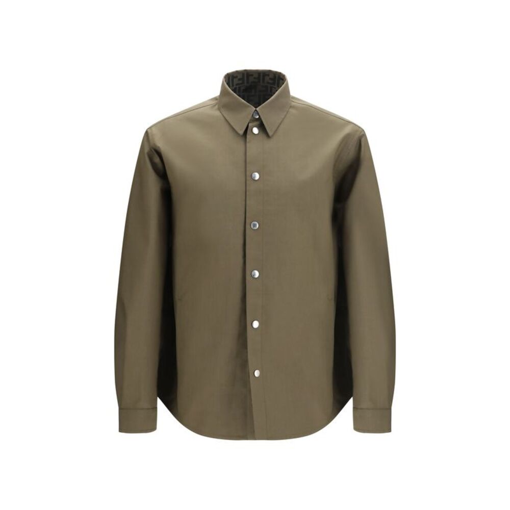 Fendi Men Mackintosh Fabric Blouson Jacket